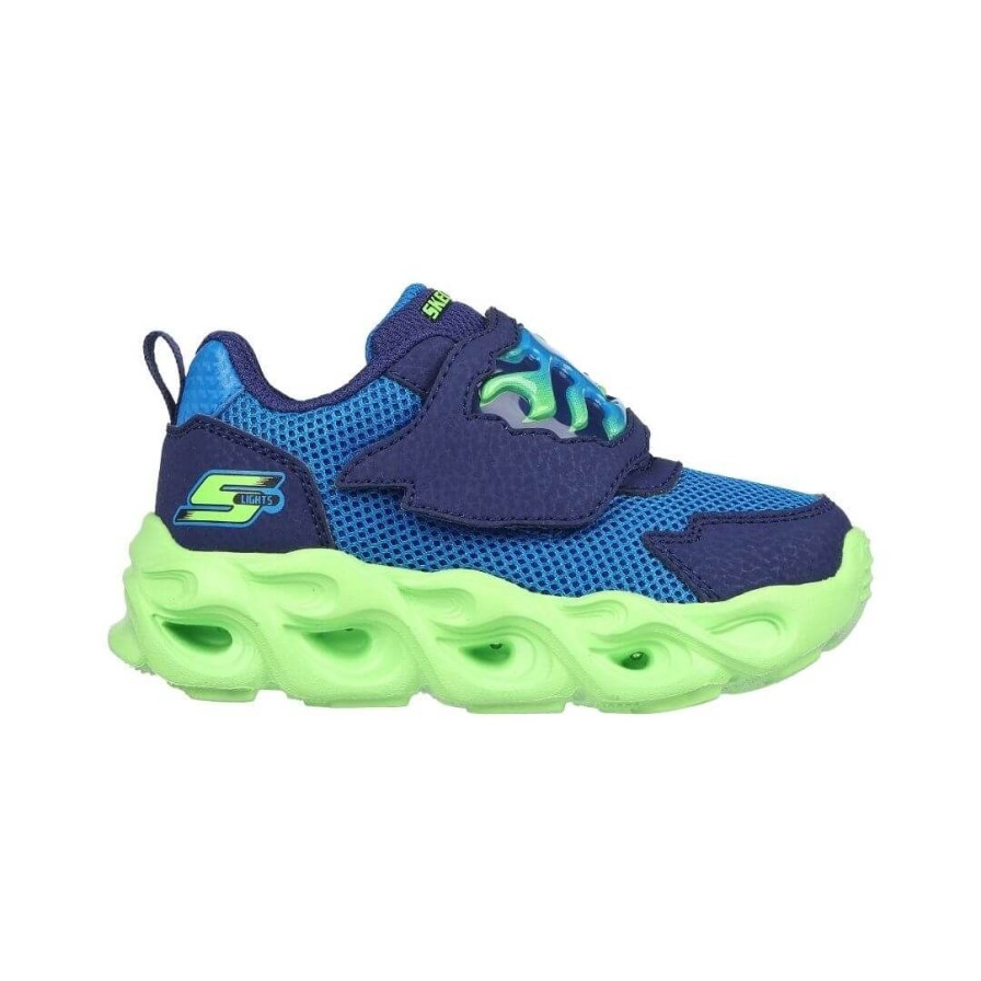 Kids SKECHERS | 400104N - Navy Lime