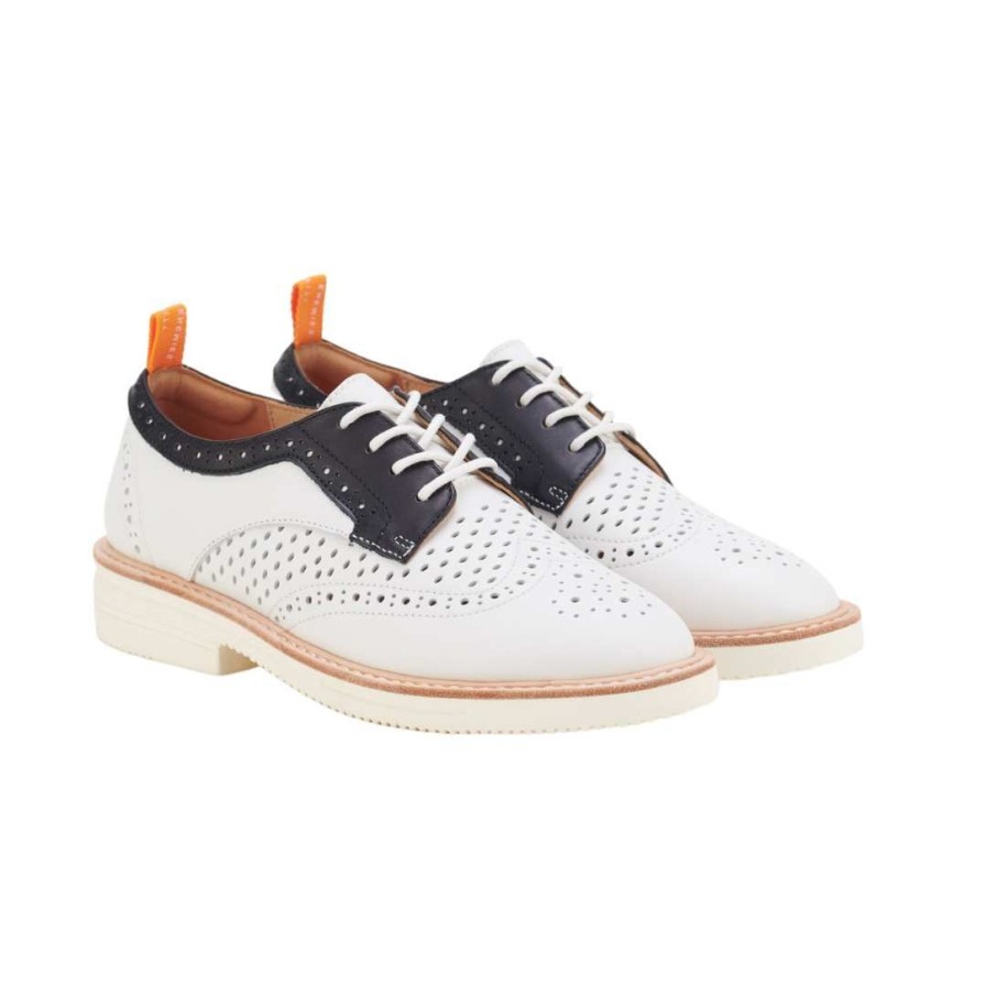 Womens ROLLIE | Derby Brogue Rise Punch Mod