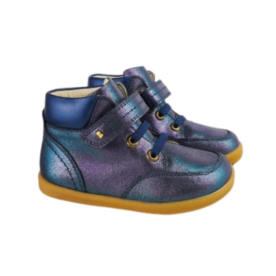 Kids BOBUX | Timber I-Walk - Navy Glitter