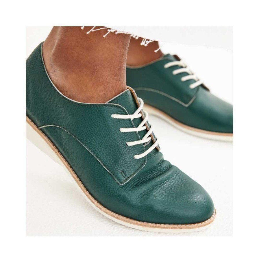 Womens ROLLIE | Derby Super Soft - Deep Green