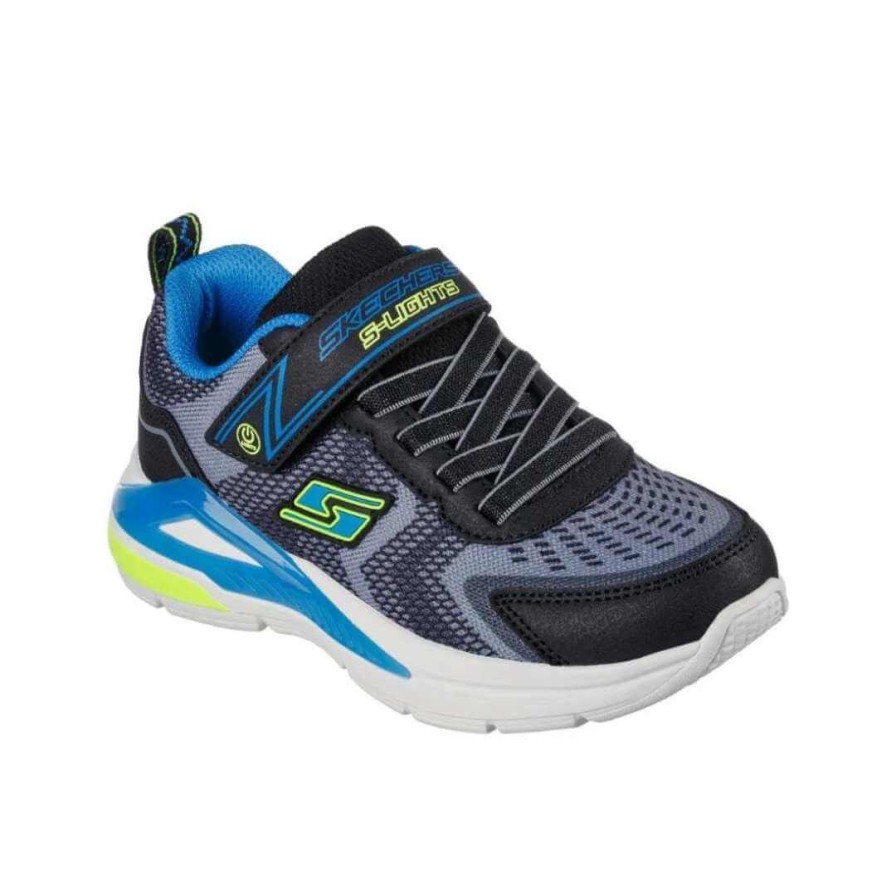 Kids SKECHERS | 401660L - Blk/Yellow/Blue