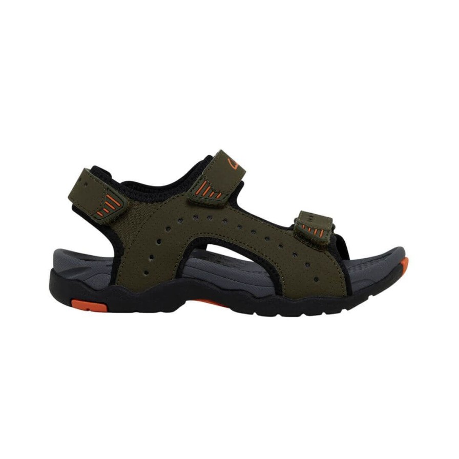 Kids CLARKS | Terry - Khaki/Black/Orange