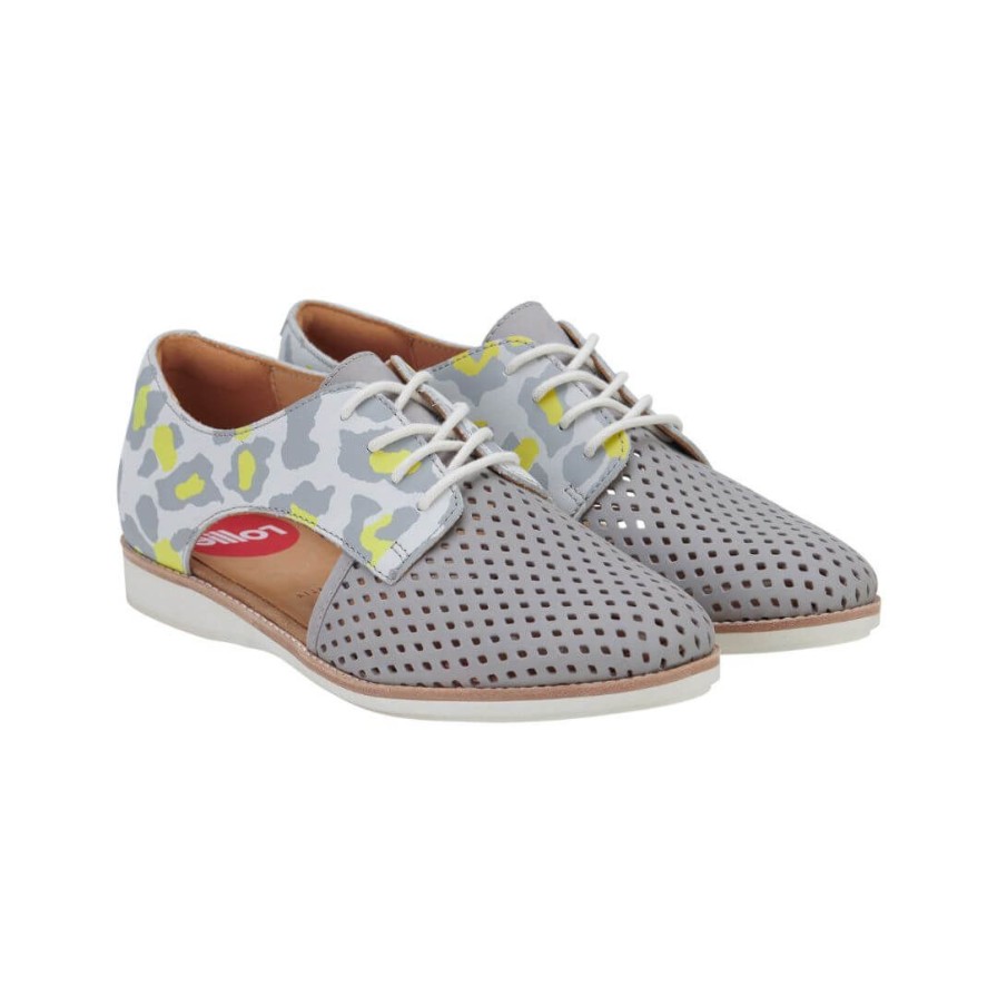 Womens ROLLIE | Sidecut Punch - Grey Neon Leopard