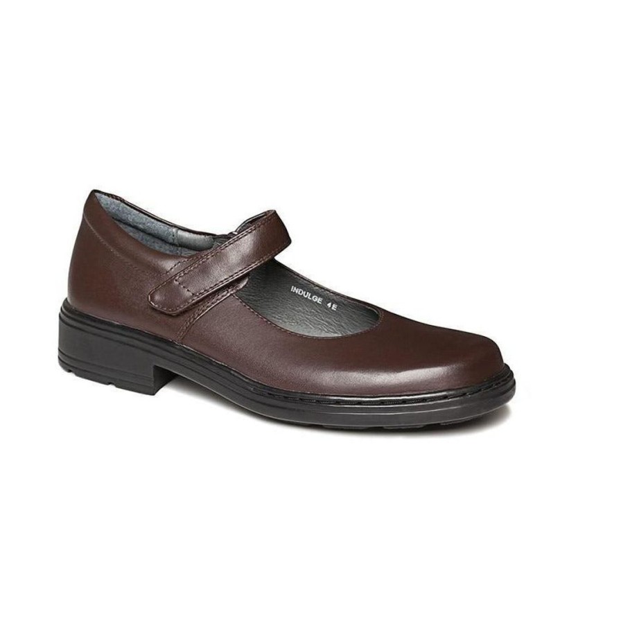 School CLARKS | Indulge Snr E - Brown