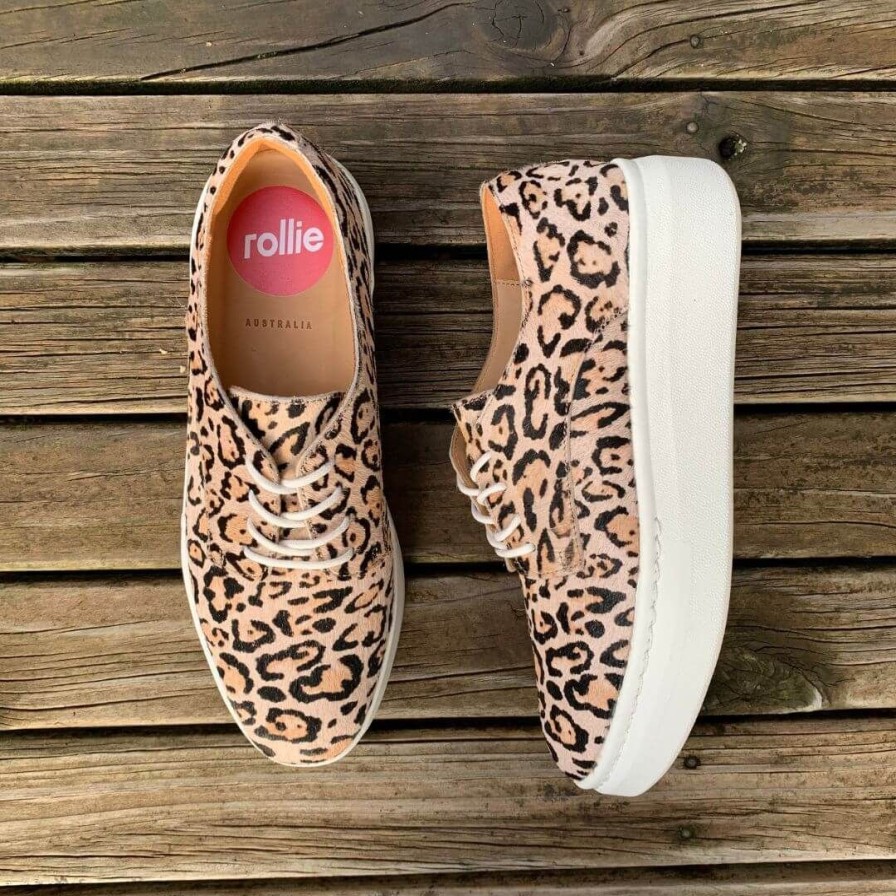 Womens ROLLIE | Derby City - Neutral Leopard