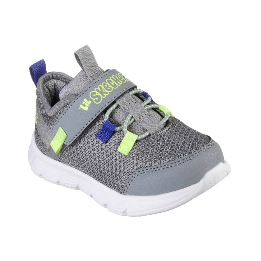 Kids SKECHERS | 407303N - Charcoal / Lime