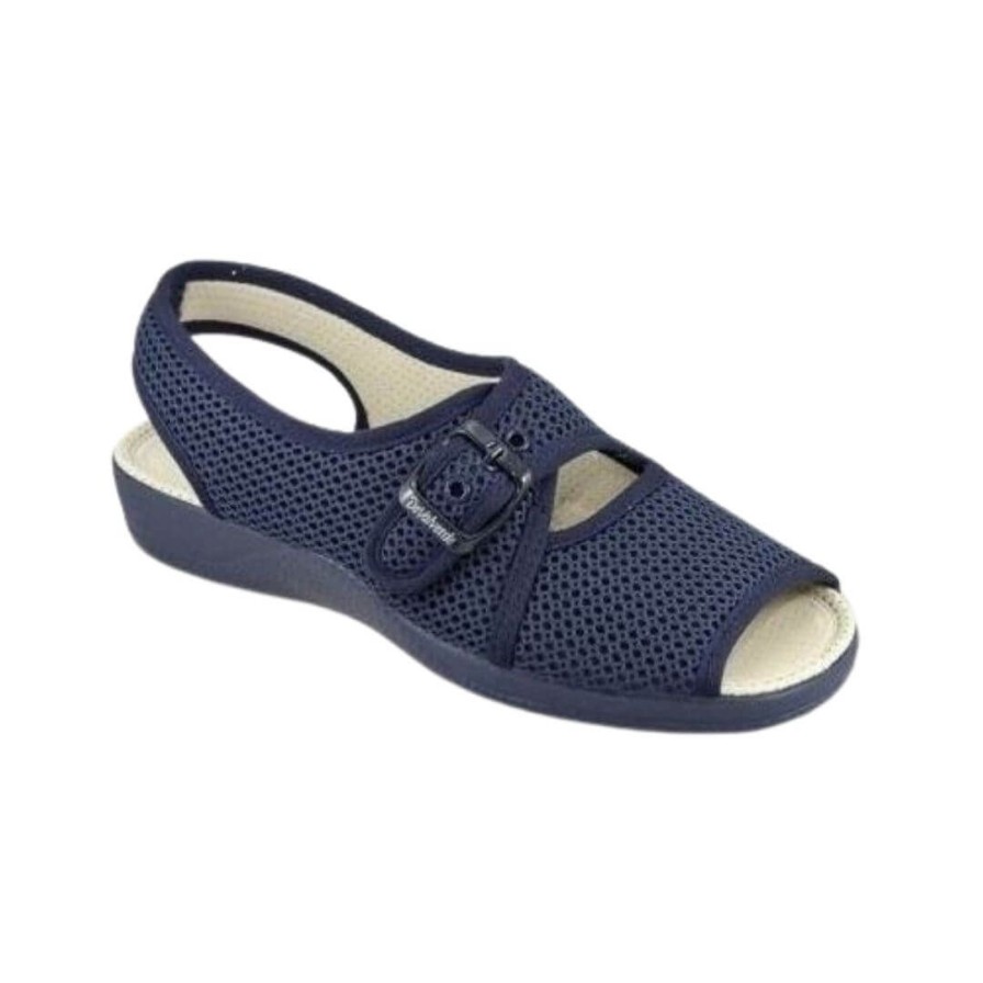 Womens DE VALVERDE | 185 Mesh Sandal - Navy