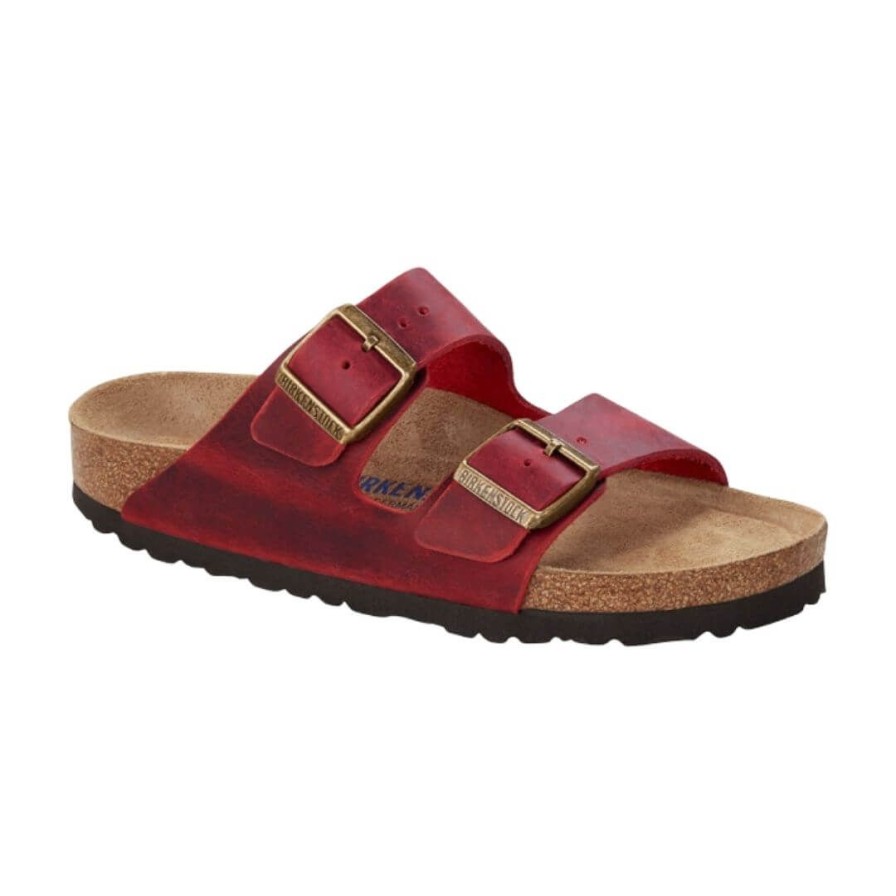 Womens BIRKENSTOCK | Arizona R Sfb - Fire Red