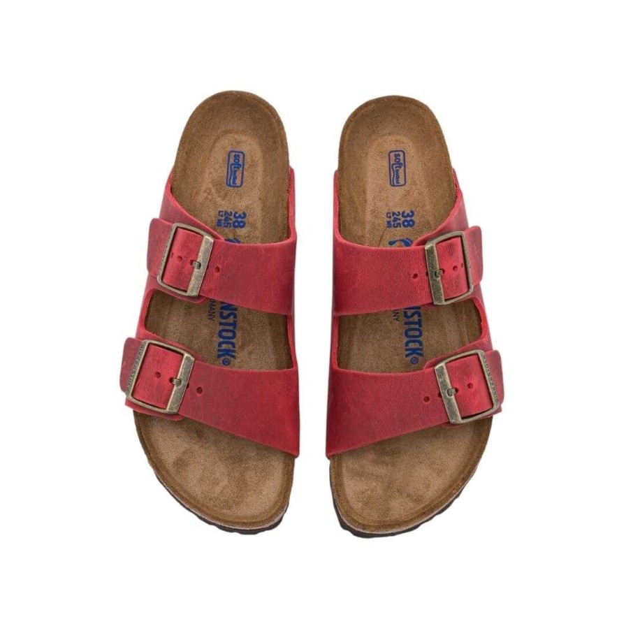 Womens BIRKENSTOCK | Arizona R Sfb - Fire Red