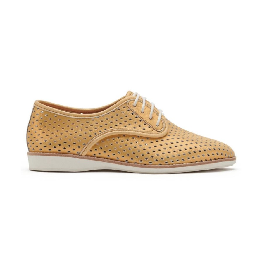 Womens ROLLIE | Derby Punch - Mango Shimmer