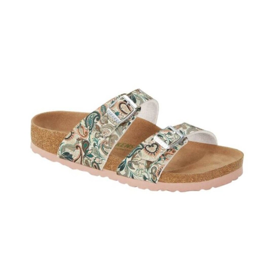 Womens BIRKENSTOCK | Sydney R -Vegan Paisley Light Rose