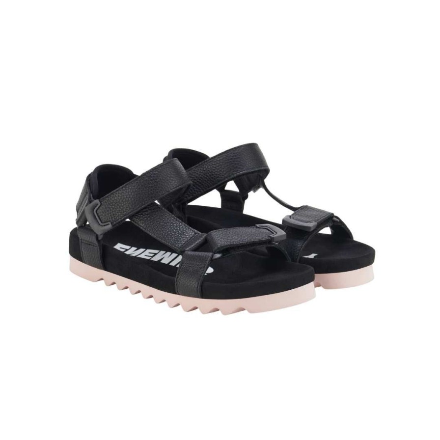 Womens ROLLIE | Sandal Tooth Wedge - Black/Pink