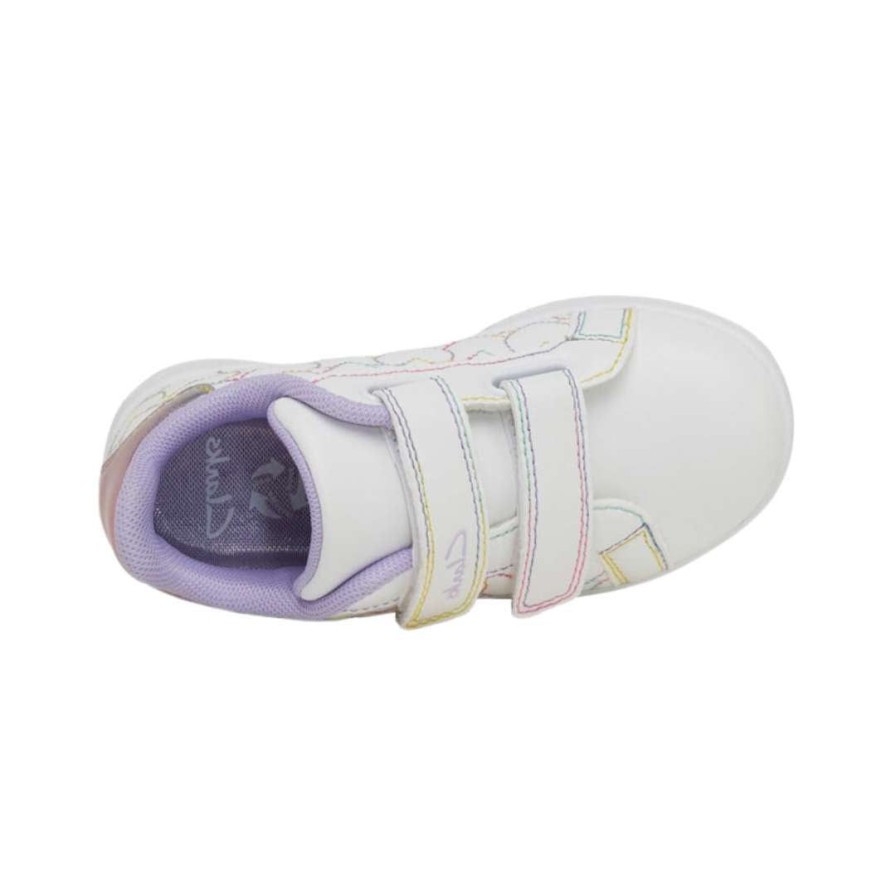 Kids CLARKS | Delvey Jnr - White Multi