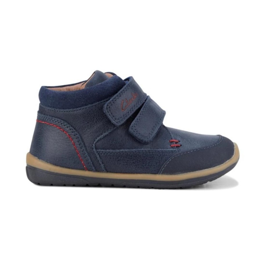 Kids CLARKS | Munich F - Navy Red