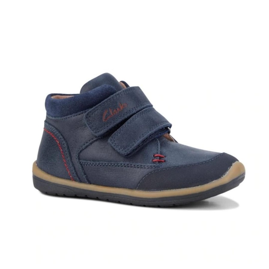 Kids CLARKS | Munich F - Navy Red