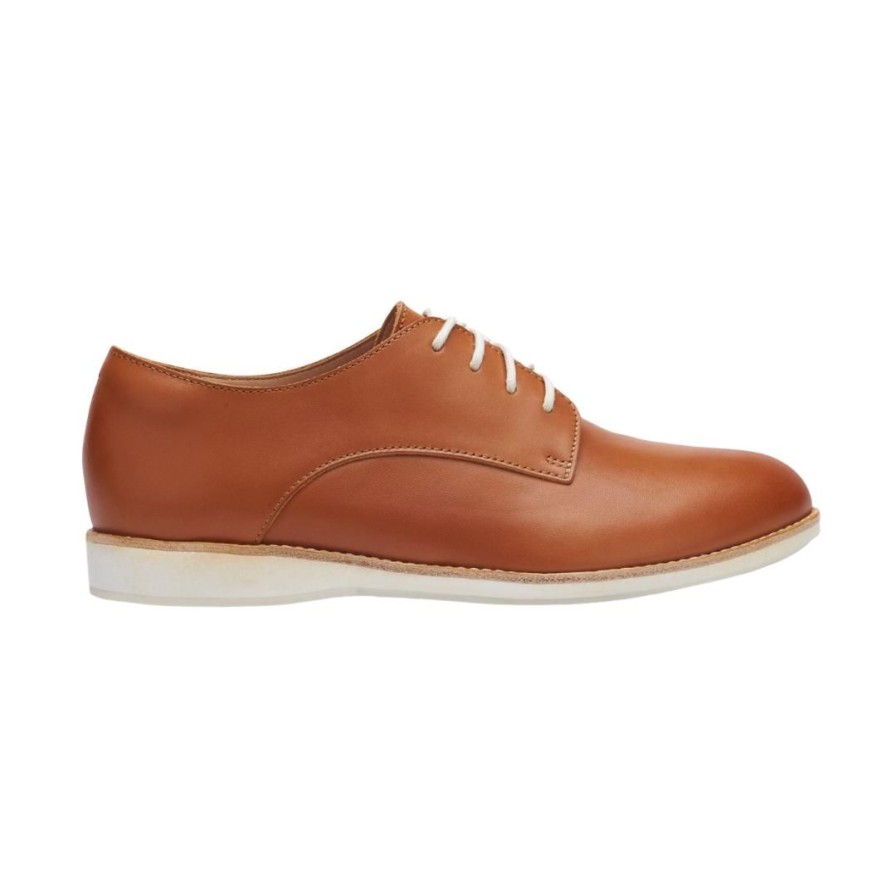 Womens ROLLIE | Derby - Cognac