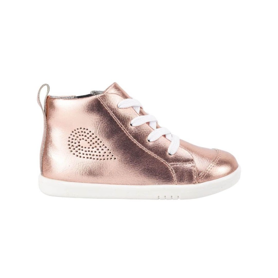 Kids BOBUX | Alley-Oop I-Walk - Rose Gold Metallic