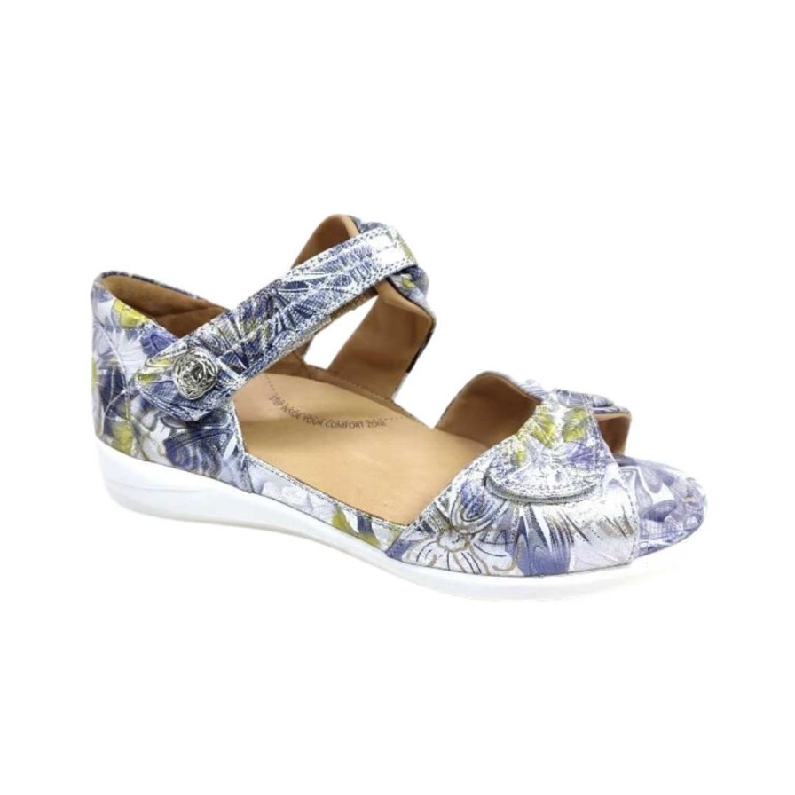 Womens ZIERA | Doxie W - Navy Silver Floral