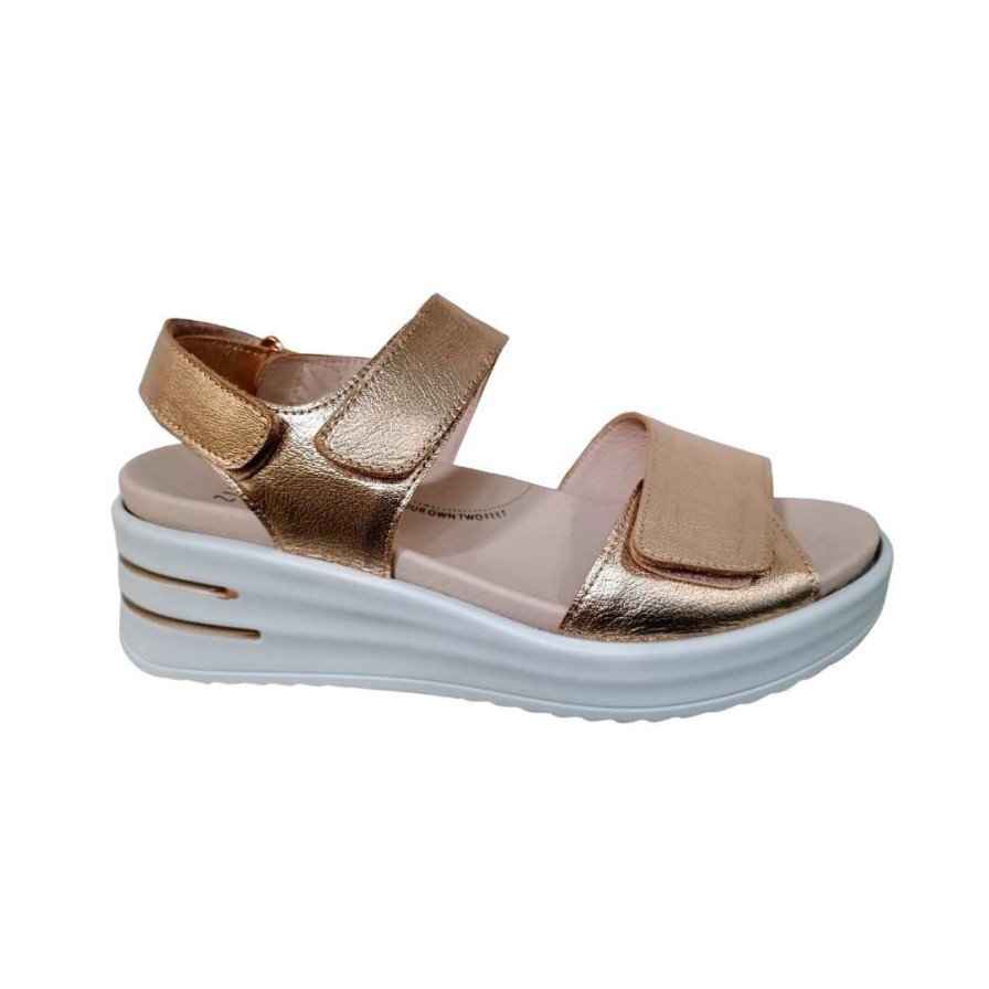 Womens ZIERA | Sadias - Pale Rose Gold