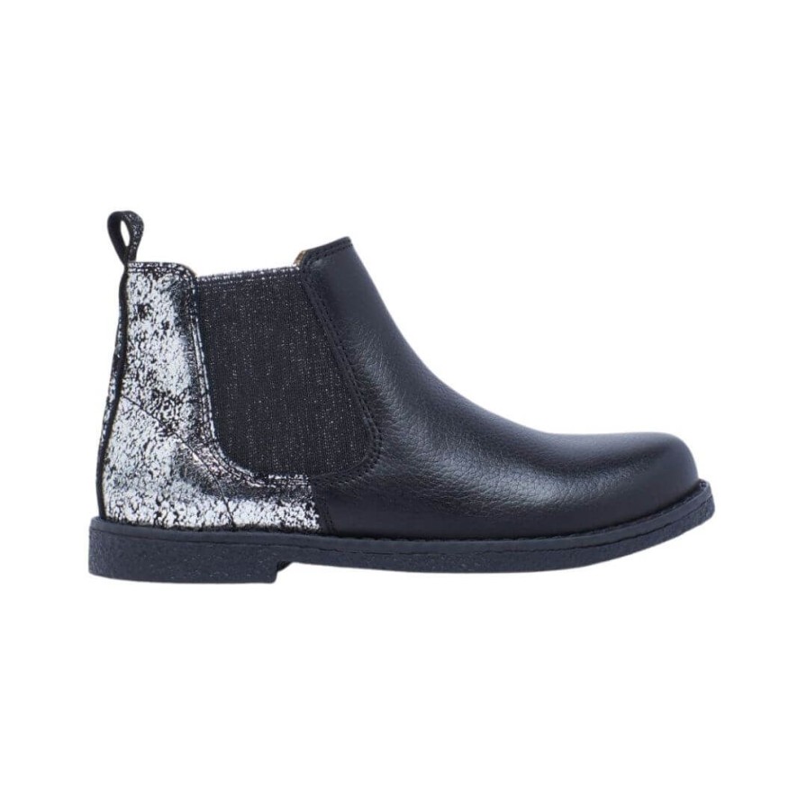 Kids CLARKS | Chelsea 2 Clarks - Black/Silver Distress