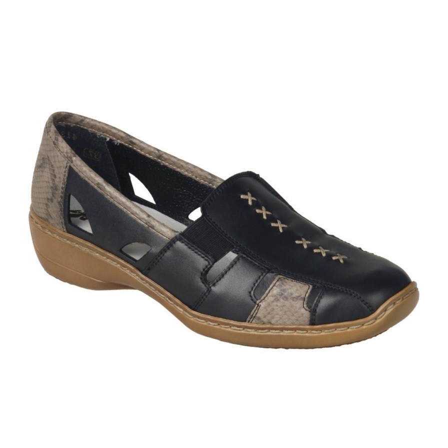 Womens RIEKER | 41385 - Black Combo