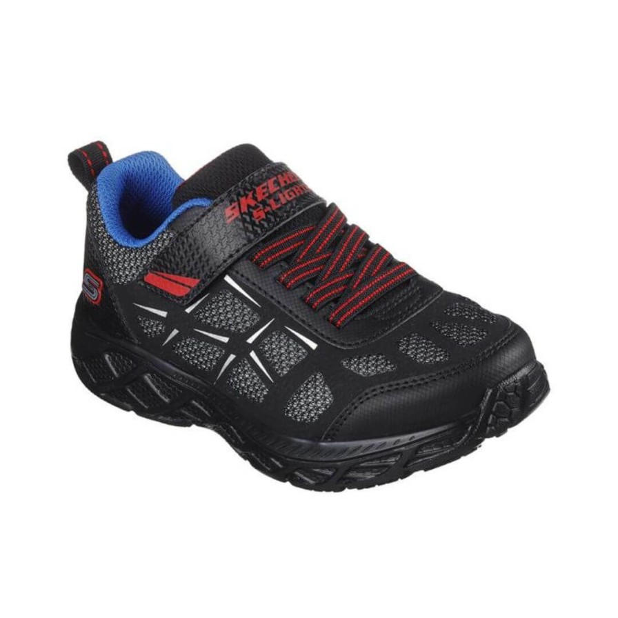 Kids SKECHERS | 401529L - Black Red Blue