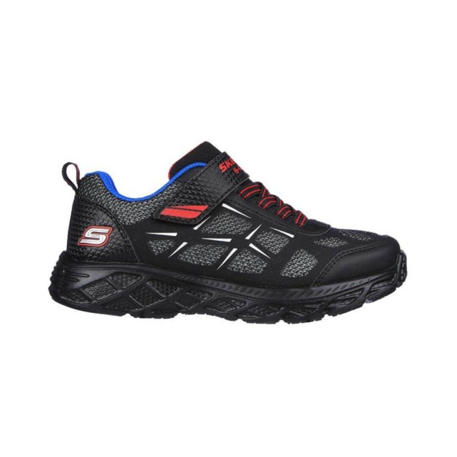 Kids SKECHERS | 401529L - Black Red Blue